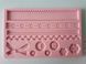 Молд силиконовый кондитерский для мастики и шоколада Оборка и Пуговки 19 * 22 cm 15513 фото 2