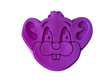 Форма силиконовая кондитерская для выпечки пирога или торта Мишка 2*19*4 cm 19559 фото