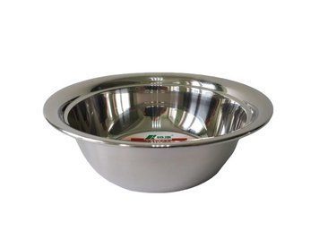 Миска кухонная из нержавеющей стали глубокая D 24 cm H 8 cm 1,7 литра для столовой Нержавейка высший сорт 18010 фото
