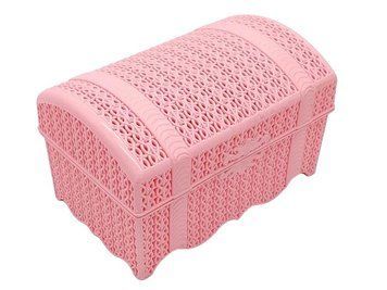 Сундук пластиковый Alya Plastik ALY&nbsp;301 для хранения вещей Косичка 24*15 cm H 14,5 cm 18647 фото