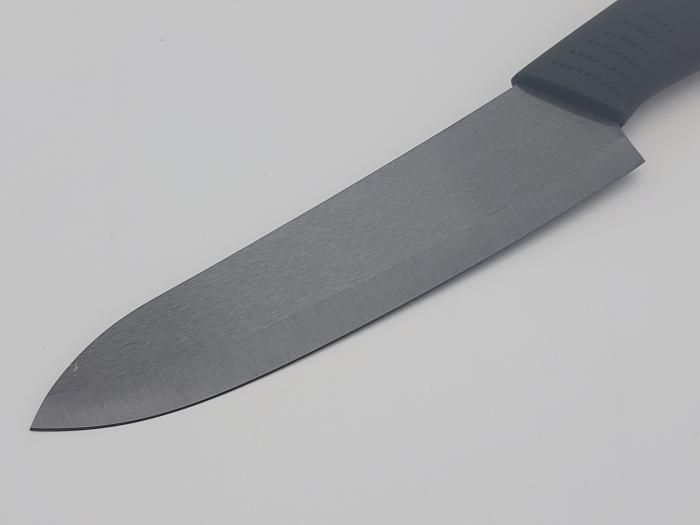 Нож кухонный универсальный металлический черный L 27 cm лезвие 15 cm 17973 фото
