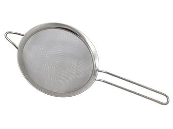 Сито дуршлаг кухонное круглое нержавейка с широкой окантовкой D 16 cm L 33 cm 13554 фото