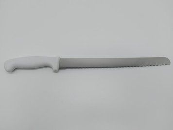 Нож кухонный для нарезки хлеба зубчатый "MASTER" L 43,5 cm лезвие 30 cm. Кухонные ножи и подставки 12417 фото