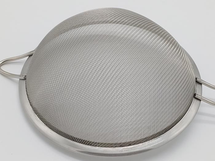 Сито дуршлаг кухонное круглое нержавейка с широкой окантовкой D 18 cm L 37 cm 13555 фото