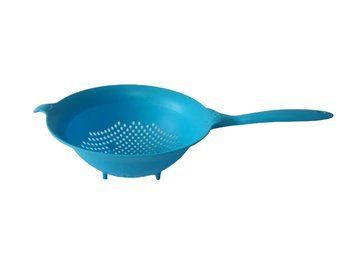 Дуршлаг пластиковый круглый Сито пластмассовое с длинной ручкой D 19,5 cm L 36 cm 19220 фото