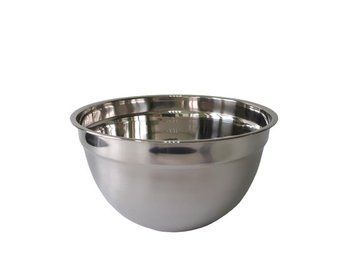 Миска кухонная для миксера из нержавеющей стали глубокая матовая D 28 cm H 15 cm 5,8 л Нержавейка высший сорт 18041 фото