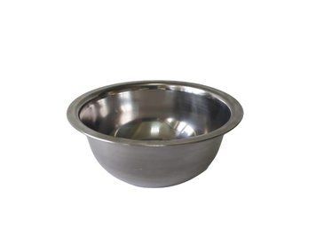 Миска кухонная из нержавеющей стали глубокая D 17 cm H 6,5 cm 600 мл для столовой Нержавейка 20250 фото