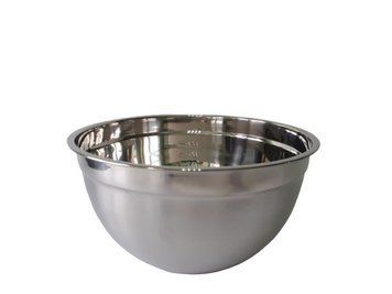 Миска кухонная для миксера из нержавеющей стали глубокая матовая D 30 cm H 16 cm 7,1 л Нержавейка высший сорт 18042 фото