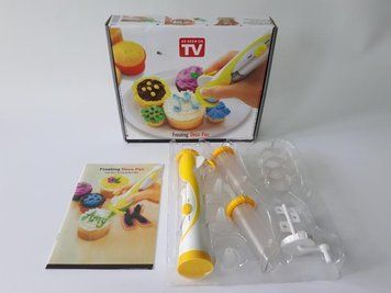 Кондитерский шприц Frosting Deco Pen электронный для украшения тортов 14948 фото