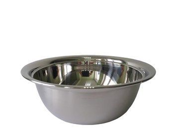 Миска кухонная из нержавеющей стали глубокая D 32 cm H 10 cm 4,7 литра для столовой Нержавейка высший сорт 18014 фото