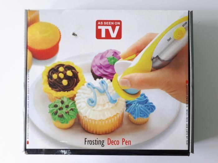 Кондитерский шприц Frosting Deco Pen электронный для украшения тортов 14948 фото