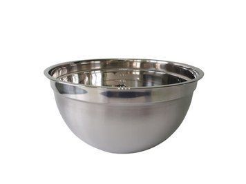 Миска кухонная для миксера из нержавеющей стали глубокая матовая D 32 cm H 16 cm 8,3 л Нержавейка высший сорт 18043 фото