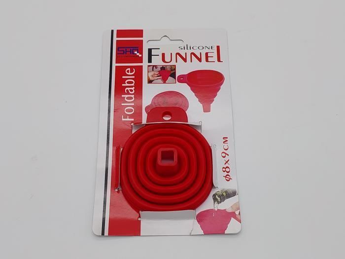 Силиконовая лейка воронка складная пищевая D 8 cm H 9 cm 17517 фото