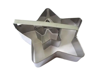 Форма для випічки печива каттер Вирубка металева Зірка L 15,5 / 6 cm 18529 фото
