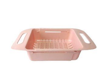 Моечная корзина для кухонной раковины Дуршлаг для мойки раздвижная 35 cm - 47,5 cm W 19,5 cm H 8 cm 19532 фото