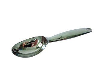 Ложка для морозива із нержавіючої сталі цілісна порційна 6*4 cm, L 17,5 cm 17836 фото