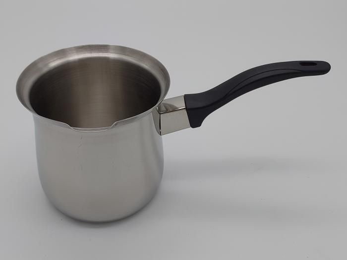Турка для приготовления кофе из нержавеющей стали NC-04 Кофейная турка нержавейка №6 L 24 cm D11 H11 cm 900 мл 09728 фото