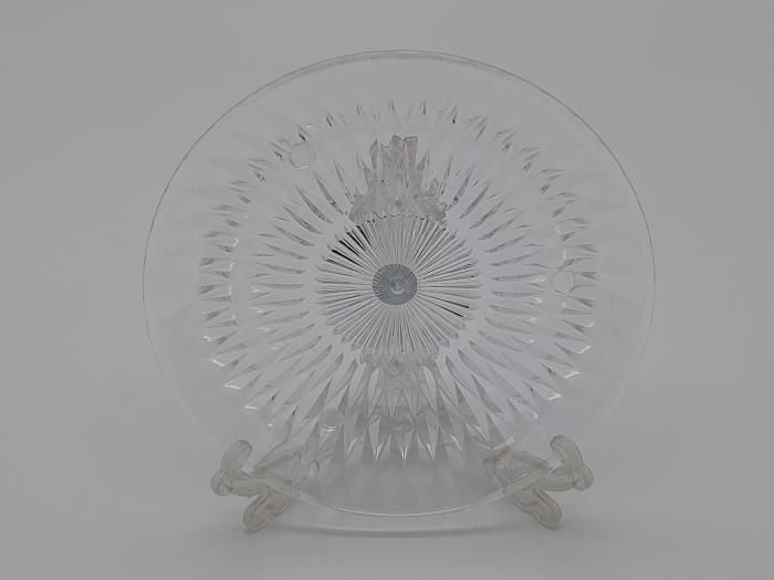 Тарілка дрібна десертна закусочна багаторазова пластикова D 20 cm 16575 фото