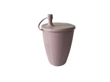Стакан-поилка пластиковый DS-284 с трубочкой и крышкой D 7,5 cm H 10 cm 19254 фото