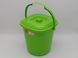 Відро квадратне пластикове харчове з кришкою №2 3055 Senyayla Plastik 25,5*25,5 cm H 25,5 cm 9,5 літрів 03822 фото 5