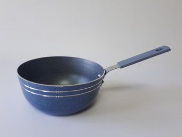 Ковш тефлоновый с силиконовой ручкой d 15,5 cm, L 28 cm, h 6,5 cm. 19261 фото