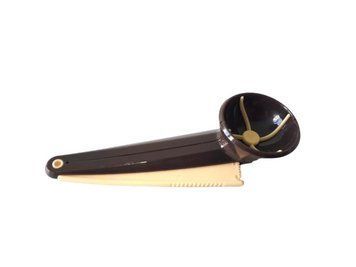 Пристрій для виготовлення зефіру пластиковий з виштовхувачем L 16 cm D 5 cm 19635 фото
