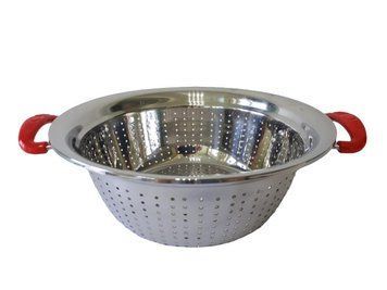 Дуршлаг из нержавеющей стали Сито нержавейка с двумя ручками D 26 cm H 10 cm 19417 фото