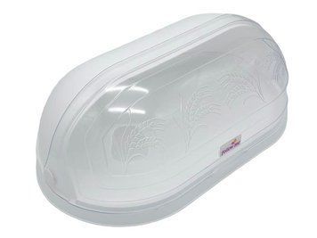 Хлебница для хлеба пластиковая с крышкой овальная 1101 52 Bursev Plastik 47 * 28 cm H 17 cm 20158 фото