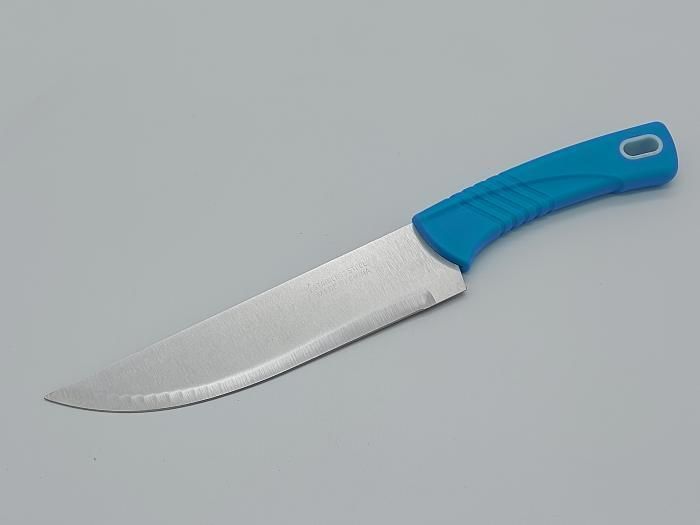 Ніж кухонний універсальний кольоровий з пластмасовою ручкою L 29 cm лезо 17 cm 19960 фото