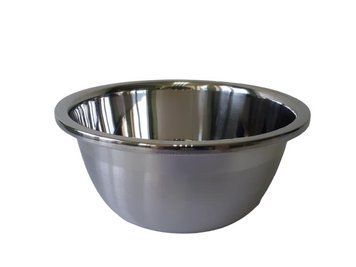 Миска кухонная из нержавеющей стали глубокая матовая D 27,5 cm H 11 cm 4,3 литра для столовой Нержавейка 18033 фото