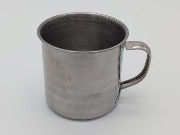 Кружка из нержавеющей стали со съемной ручкой Кружка нержавейка №1 D 8 cm H 7,5 cm 320 мл ВЫСШИЙ СОРТ 20225 фото
