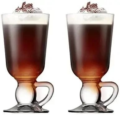 Набір кухлів скляних для ірландської кави 44109 Pasabahce Irish coffee 2 штуки 280 мл 12326 фото