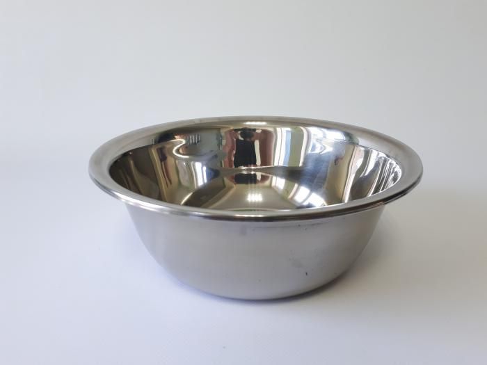 Миска кухонна з нержавіючої сталі глибока матова D 24 cm H 9,5 cm 1,9 літра для їдальні Нержавіюча сталь 19507 фото