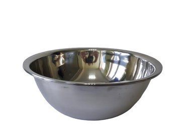 Миска кухонная из нержавеющей стали глубокая матовая большая D 36 cm H 13 cm 7,5 литра для столовой Нержавейка 19510 фото