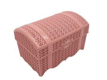 Сундук пластиковый Alya Plastik ALY&nbsp;302 для хранения вещей Косичка 29*18 cm H 17,5 cm 18648 фото