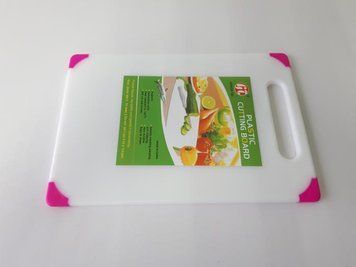 Доска разделочная пластиковая кухонная для нарезания овощей и продуктов маленькая 33,5 * 23 cm для кухни 18583 фото