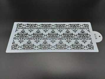 Трафарет кондитерский узор для оформления торта гибкий бордюр 40*17 cm 19781 фото