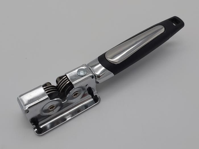 Точилка для кухонних ножів ручна механічна металева Ножеточка L 17 cm 18067 фото