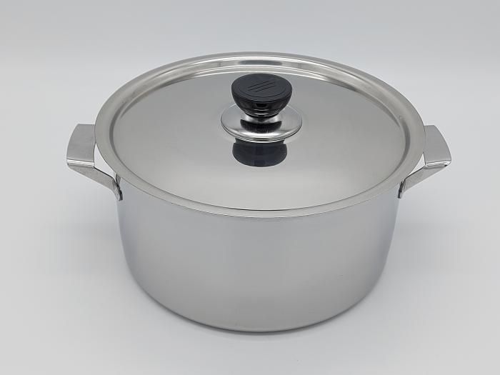 Кастрюля из нержавеющей стали с крышкой 4 литра Нержавейка D 22 cm H 12 cm 10365 фото