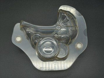 Полікарбонатна форма для шоколаду 3D Коляска 13,5 * 6 cm H 12 cm 18719 фото
