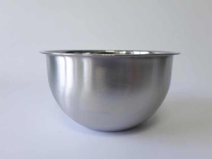 Миска кухонна з нержавіючої сталі глибока матова D 17,5 cm H 9,5 cm 1,3 літра для їдальні Нержавіюча сталь 18930 фото