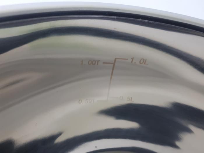 Миска кухонна з нержавіючої сталі глибока матова D 17,5 cm H 9,5 cm 1,3 літра для їдальні Нержавіюча сталь 18930 фото