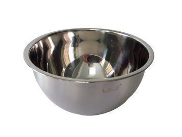 Миска кухонная из нержавеющей стали глубокая матовая D 20 cm H 10 cm 1,8 литра для столовой Нержавейка 18931 фото