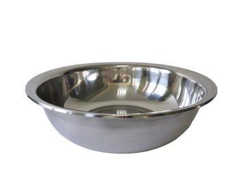 Миска кухонная из нержавеющей стали глубокая D 37 cm H 11 cm 6,4 литра для столовой Нержавейка высший сорт 16220 фото