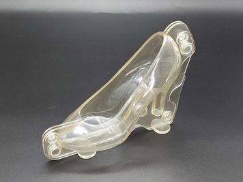 Полікарбонатна форма для шоколаду 3D Туфелька велика 15 * 6,5 cm H 13 cm 18722 фото