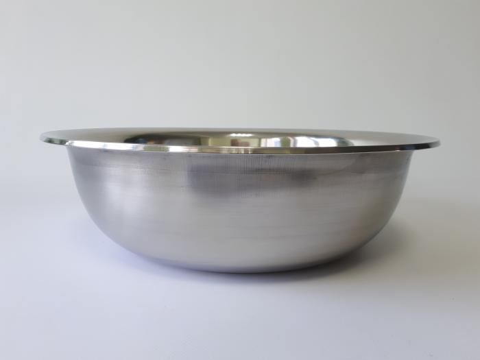 Миска кухонная из нержавеющей стали глубокая D 37 cm H 11 cm 6,4 литра для столовой Нержавейка высший сорт 16220 фото