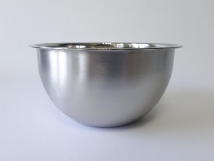 Миска кухонна з нержавіючої сталі глибока матова D 20 cm H 10 cm 1,8 літра для їдальні Нержавіюча сталь 18931 фото