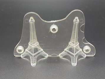 Полікарбонатна форма для шоколаду 3D Ейфелева вежа 19,6 * 7 cm H 12 cm 18718 фото