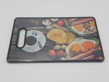 Доска разделочная с рисунком пластиковая кухонная для нарезания овощей и продуктов 22 * 36 * 1 cm для кухни 20119 фото