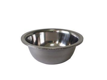 Миска кухонная из нержавеющей стали глубокая D 17 cm H 6,5 cm 600 мл для столовой Нержавейка первый сорт 15968 фото